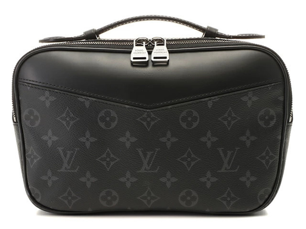 LOUIS VUITTON Bumbag Monogram Eclipse Black Crossbody Bag
